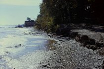 View south along central beach with erosion